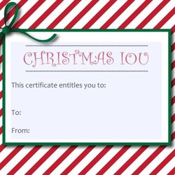 Matchless Christmas Gift Template Free Word Templates Certificates Certificate