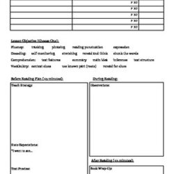 Wonderful Guided Reading Lesson Plan Template By Danielle Original