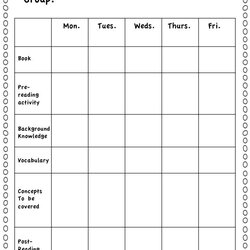 Superior Get Your Choice Of Two Free Lesson Plan Templates For Guided Reading Template Plans Groups Grade