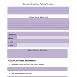 Matchless Business Plan Template In Word And Formats Format