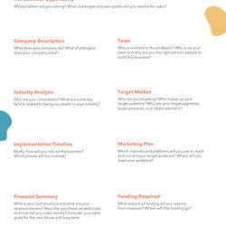 The Highest Standard Simple Business Plan Template Free Download One Page