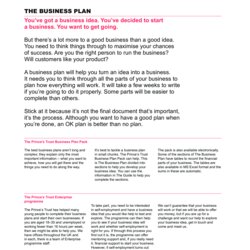 Great Simple Business Plan Template Templates At