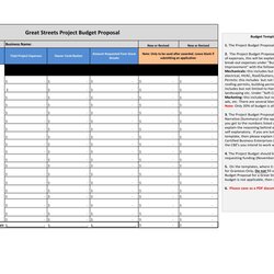 Terrific Free Budget Proposal Templates Word Excel Template Scaled