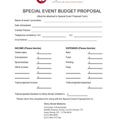 Free Budget Proposal Templates Word Excel Template Create
