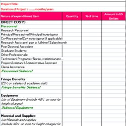 Superior Budget Proposal Template Free Word Templates Budgetary Format Excel Research Project Business Sample