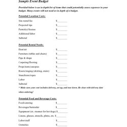 Super Free Budget Proposal Templates Word Excel Template