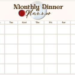 Outstanding Best Printable Monthly Dinner Planner For Free At Template Menu Meal Calendar Planning Plan Month