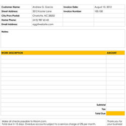 Wizard Free Invoice Templates Editable With Excel And Word Template