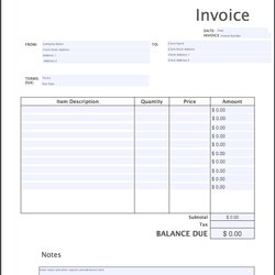 Great Free Invoice Template Ideas Download Simple