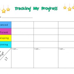 Superlative Student Engaged Assessment Ms Progress Tracking Chart Students Charts Click My