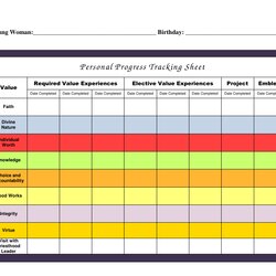 Swell Personal Progress Tracking Sheet Template Download Printable Print Big
