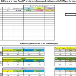 Pupil Progress Tracking Spreadsheet Teaching Resources Capture Op