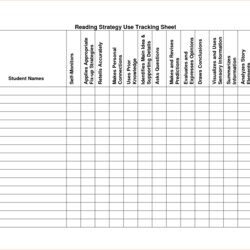 Great Unique Student Tracking Sheet Template Tracker Grade Excel Writing Templates School Middle Learning