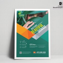 Fine Best Poster Templates Tips For Design Flyer Free Corporate Green Template