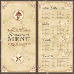 Legit Menu Template For Pages Creative Design Templates Rustic Blank