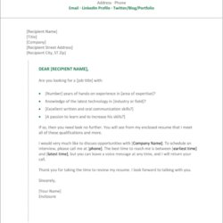 Preeminent Best Cover Letter Templates For Google Docs New