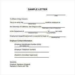 The Highest Quality Verification Of Employment Letter Examples Format Sample Simple Template Job Resume Gap