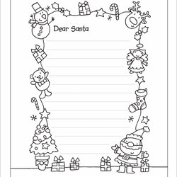 Terrific Free Attractive Sample Santa Letter Templates In Ms Word Template Printable Coffee Info
