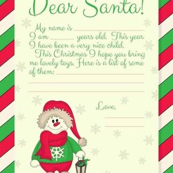 Free Letter To Santa Templates And How Get Reply From Template Printable Christmas Cute Big Word Dear Paper
