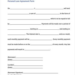 The Highest Standard Loan Agreement Template California Free Personal Form