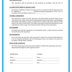 The Highest Quality Free Loan Agreement Templates And Sample Template Word Business Doc Use Contracts