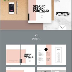 The Highest Standard Printable Portfolio Template Graphic Design