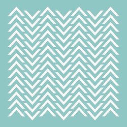 High Quality Chevron Pattern Template Stencil For Use On Scrapbook And Templates