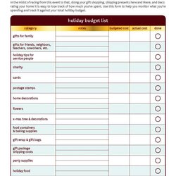 Sterling Monthly Household Budget Template Free
