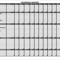 Matchless Home Budget Samples Sample Templates Free Template