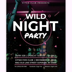 Outstanding Club Flyer Templates Event Flyers