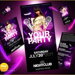 Very Good Free Club Flyer Templates Online Of Best Party Download