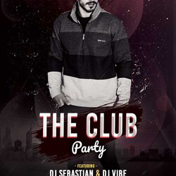 The Club Party Free Flyer Template Com