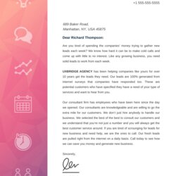 Professional Business Letterhead Templates And Design Ideas Template Creative Letter Examples Use Gradient