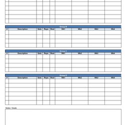 Eminent Effective Workout Log Calendar Templates Template Lab Trainer Blank Database Programs