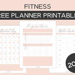 Supreme Free Fitness Journal Templates