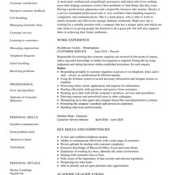Marvelous Customer Service Resume Examples Template Resumes Sample Samples Experience