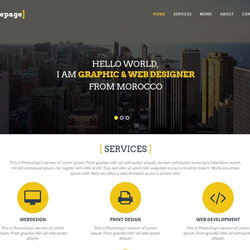 Superlative Best Free One Page Website Templates