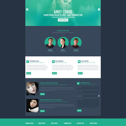Fantastic One Page Website Template Free