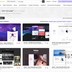 Spiffing Best One Page Website Templates With Responsive Designs Tuts Template Elements