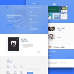 Perfect Multipurpose One Page Website Template Free Download Templates