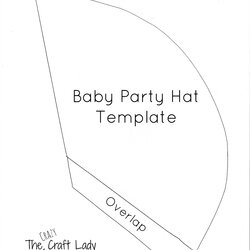 Legit Best Images Of Mini Party Hat Template Printable Birthday Baby Hats Craft Make Crazy Templates Lady Cut