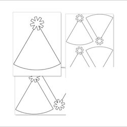 Party Hats Hat Template Free Premium Templates Printable