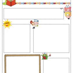 Exceptional Teacher Newsletter Templates Woo Jr Kids Activities Template Classroom Preschool Word Printable