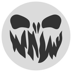 Swell Best Printable Scary Halloween Faces For Free At Pumpkin
