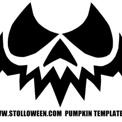 Exceptional Scary Pumpkin Faces To Draw And Template On Halloween Stencils Stencil Templates Carving Pumpkins