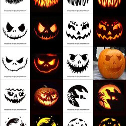 Very Good Free Printable Halloween Pumpkin Carving Stencils Patterns Scary Designs Faces Templates Pumpkins