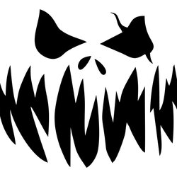 Peerless Best Printable Halloween Pumpkin Stencils For Free At Scary Carving Patterns Stencil Jack