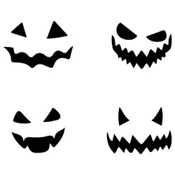 Excellent Best Halloween Pumpkin Stencils Printable For Free At Scary Carving Patterns