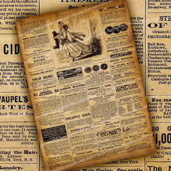 Fantastic Old Newspaper Template Free Documents Download Templates Paper Advertisements