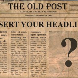 High Quality Old Newspaper Templates Free Sample Example Format Download Template Paper